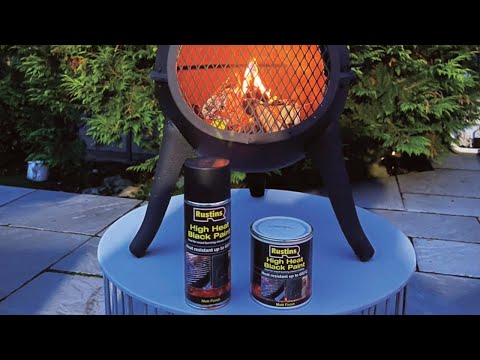 Rustins High Heat Black Paint