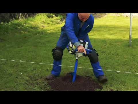 Hyundai 52cc Petrol Earth Auger Borer and Drill