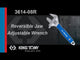 King Tony 3614-08R Reversible Jaw Adj Wrench