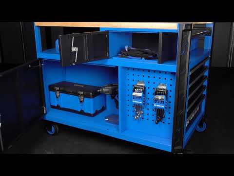 King Tony 87SQ34-10B-B Squad 10 Drawer Toolchest | Work Bench