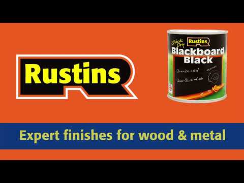 Rustins Quick Dry Blackboard Black