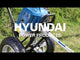 Hyundai 52cc Petrol Wheeled Grass Trimmer 43cm Cutting Width Large Wheels - HYWT5200X