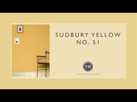 Farrow & Ball Sudbury Yellow Paint 51