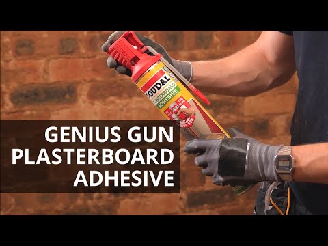 Soudal Genius Gun Plasterboard Adhesive Foam - 750ml