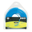 Blue DuraFlex garden hose coiled inside a clear plastic blister pack with a black and yellow Ama brand label. Ama Professional Heavy Duty DuraFlex Cord - Square