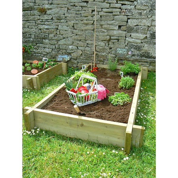 Raised Vegetable Bed Double