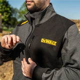 DeWalt Redland Utility 1/4 Zip Sweatshirt | Grey/Black