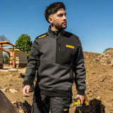 DeWalt Redland Utility 1/4 Zip Sweatshirt | Grey/Black