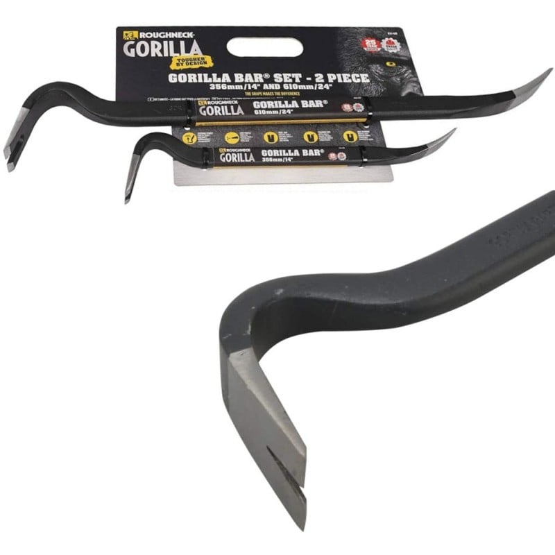 Roughneck Gorilla Bar | Pack of 2 - 14" & 24"