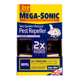 Big Cheese Mega-Sonic Twin-Speaker Ultrasonic Pest Repeller