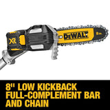 DeWalt 20V MAX 8In. Cordless Battery Powered Pole Trimmer With 5 AH Battery