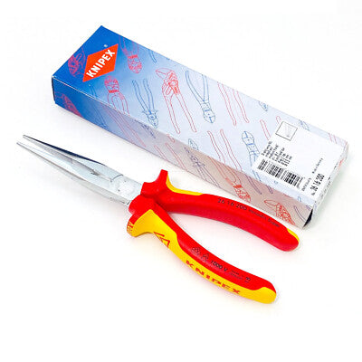 Knipex 2616200 VDE Long Nose Pliers | 200mm