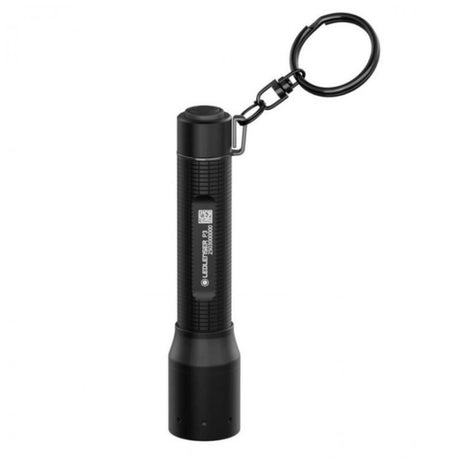 Ledlenser P3R Rechargeable LED Key Ring Torch Black 200lm