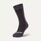 Sealskinz Starston Waterproof Cold Weather Mid Length Sock Black/Grey