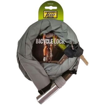 Tessi Armoured Cable Lock in a Reflective Cover With 2 keys
