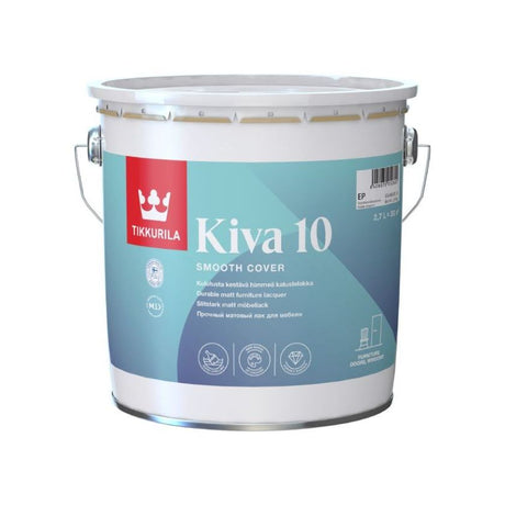 Tikkurila Kiva 10 – Water-Based Matt Furniture Lacquer for Interior Wood