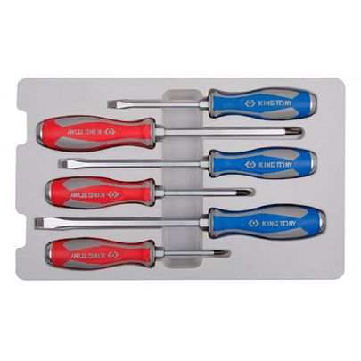 King Tony Impact / Go Thru Screw Driver Set | 6 Pieces 