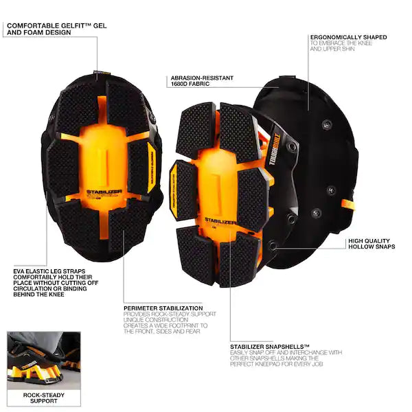 Toughbuilt GelFit Stabiliser Knee Pads