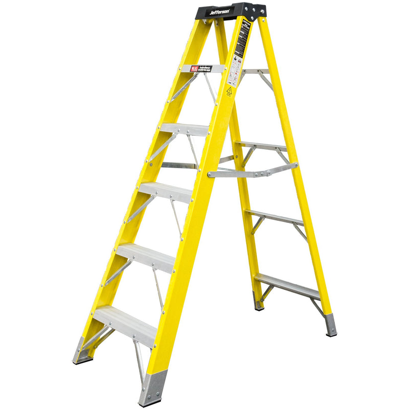 Jefferson Ladder - 6 - Tread Fibreglass