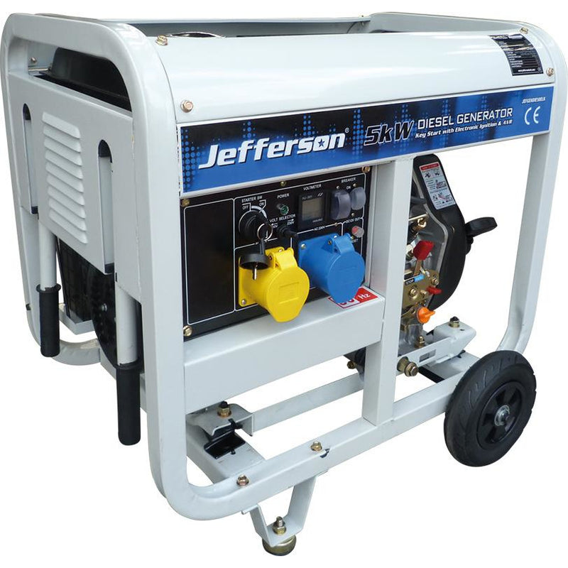 Jefferson Generator - 6.3Kva 10Hp Diesel -