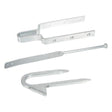 Fencemate - Post Support-3X3 Wallmount Brown | TedJohnsons.com