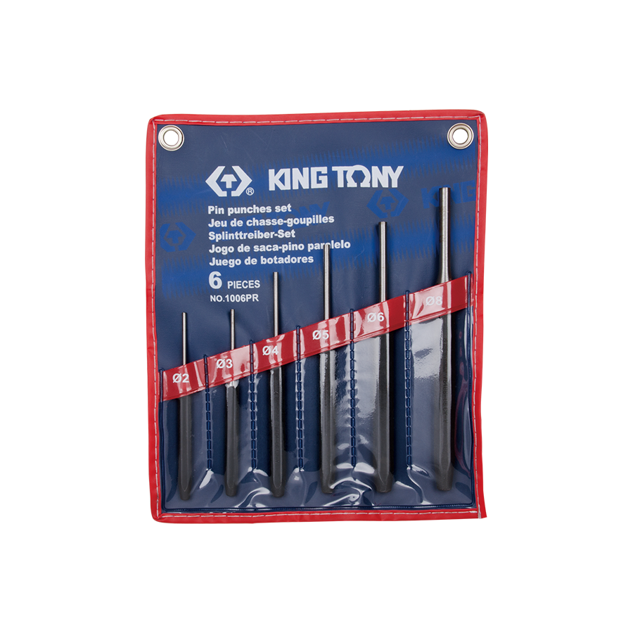 King Tony Pin Punch Set - 6 Pieces 