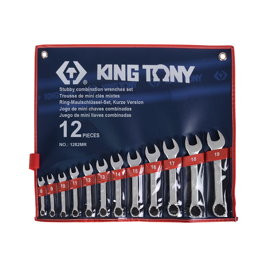 King Tony Spanner Stubby Set-12PC