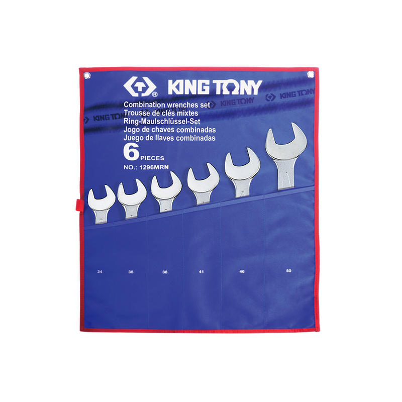 King Tony Spanner Set Comb mm 6PC Jumbo 34-50mm
