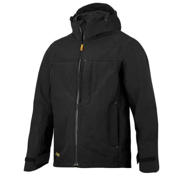 Snickers 1303 All round Waterproof Black Jacket at Ted Johnsons