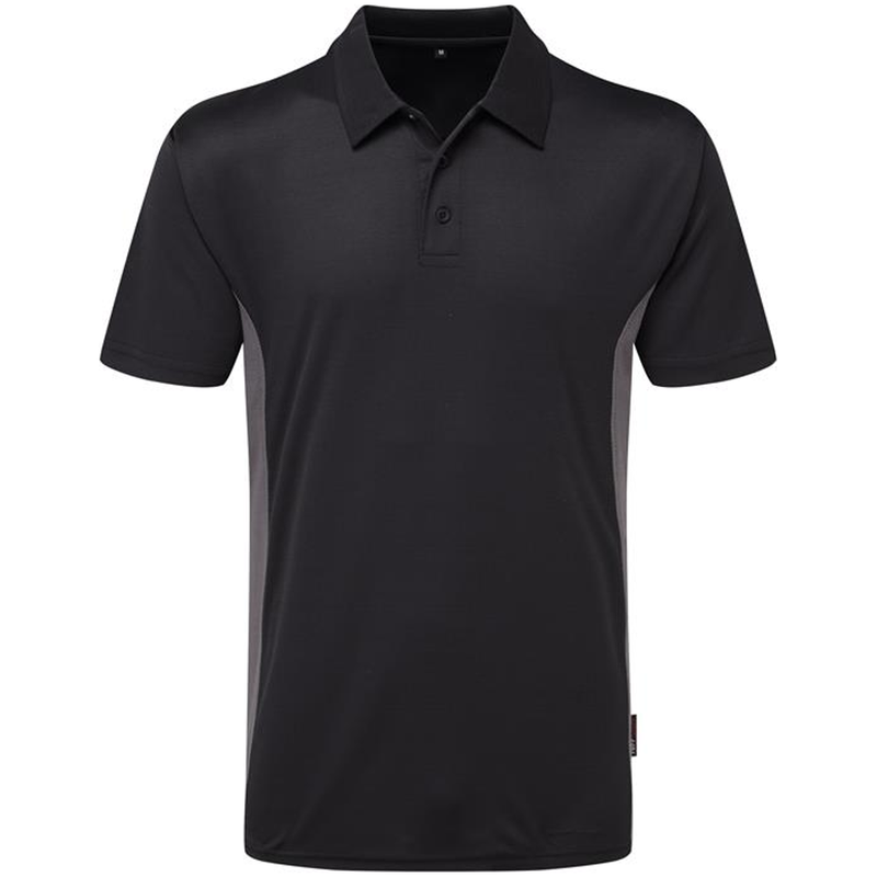 131 TUFFSTUFF ELITE POLO SHIRT BLACK at Ted Johnsons