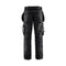Blaklader 1590 Craftsman Trousers with Stretch Grey/Black