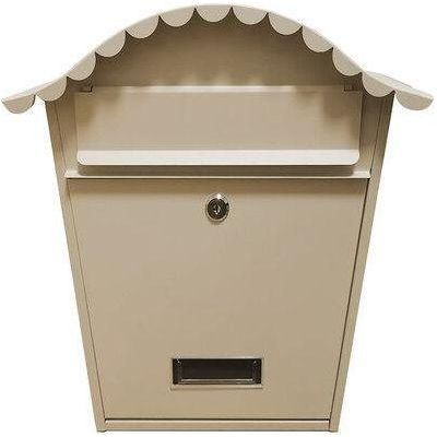 Manor Cream Traditional Steel Postbox
