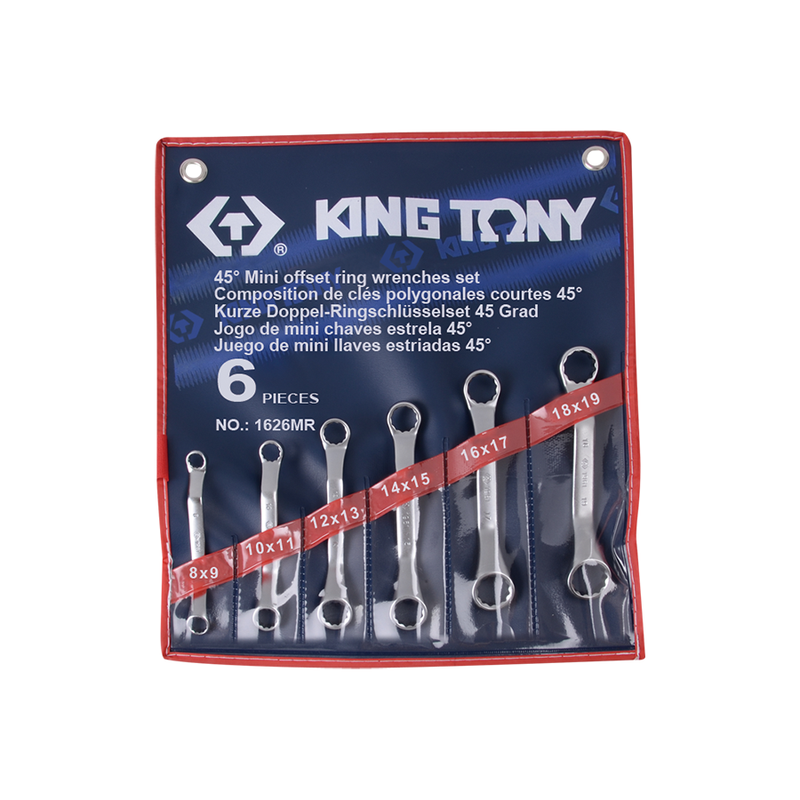 King Tony mm Mini Spanner Set 6PC