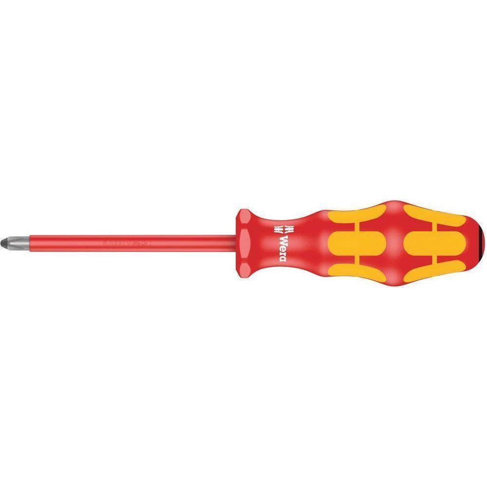 165 i PZ VDE Insulated screwdriver for Pozidriv screwsPZ 1 x 80 mm