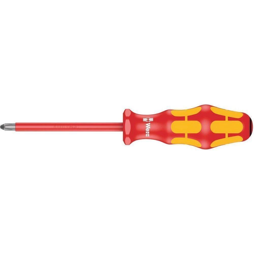 165 i PZ VDE Insulated screwdriver for Pozidriv screwsPZ 2 x 100 mm