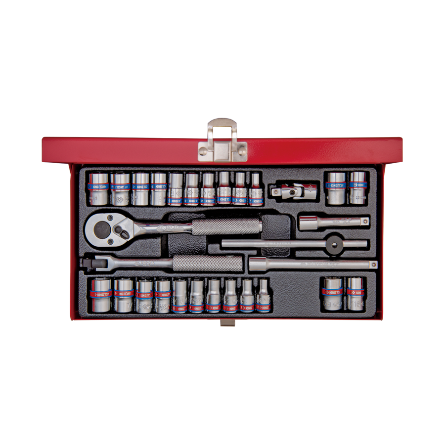 King Tony Socket Set-14D Bi-Hex AF/mm