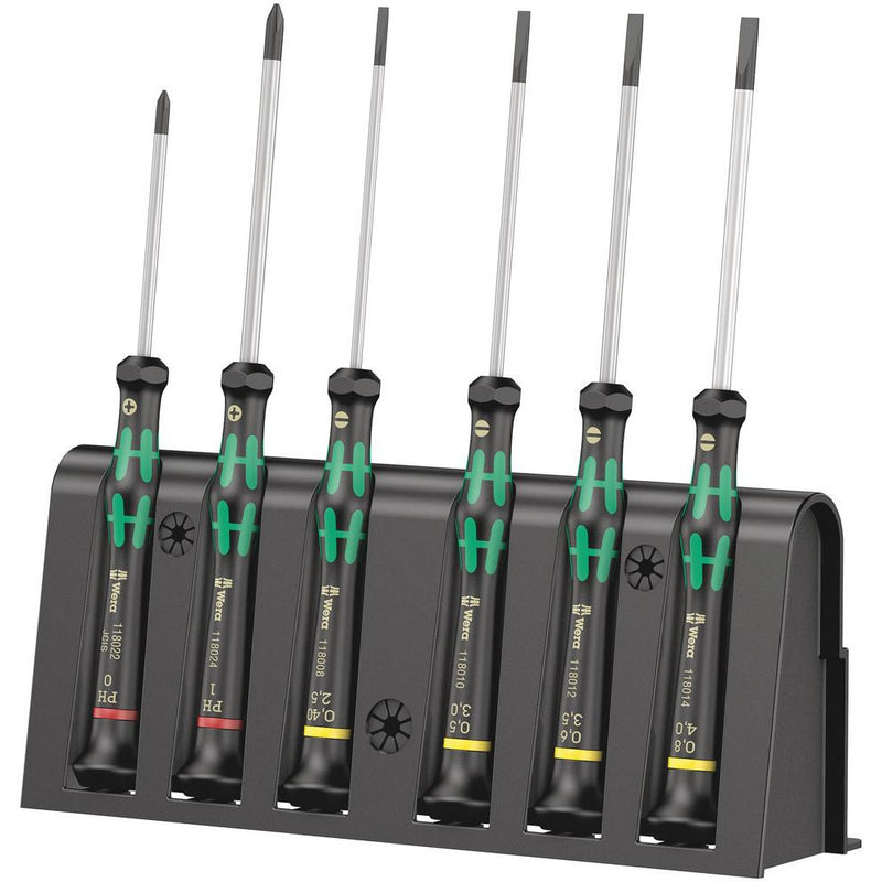 2035/6 B Screwdriver set and rack for electronic applications6 pieces