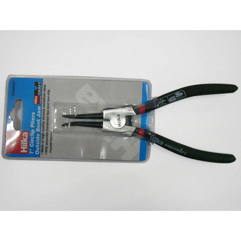 Hilka Circlip Plier - External Bent 7In