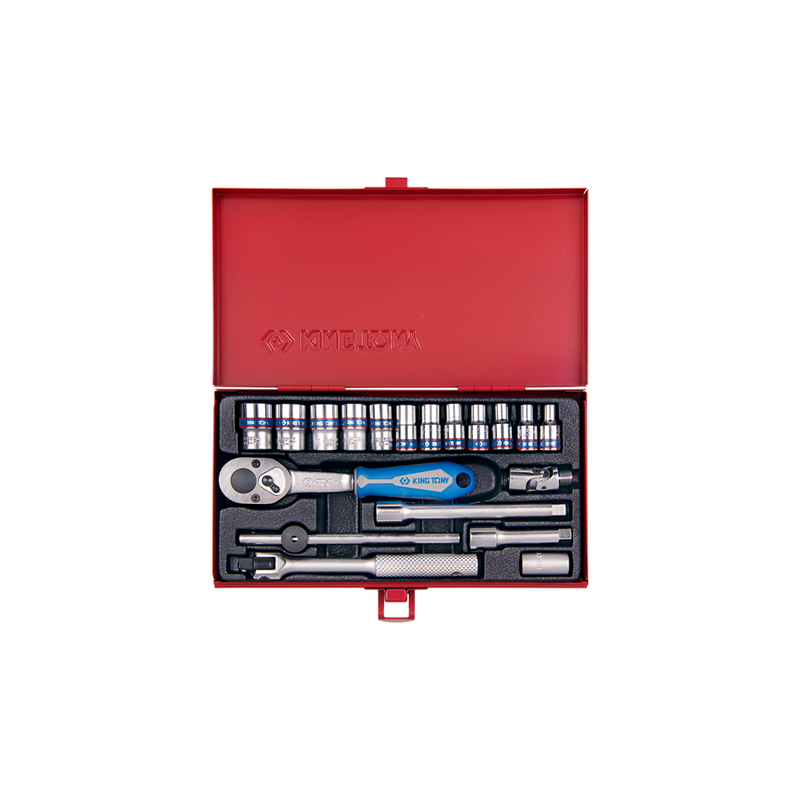 King Tony Socket Set-14D 19PC Hex