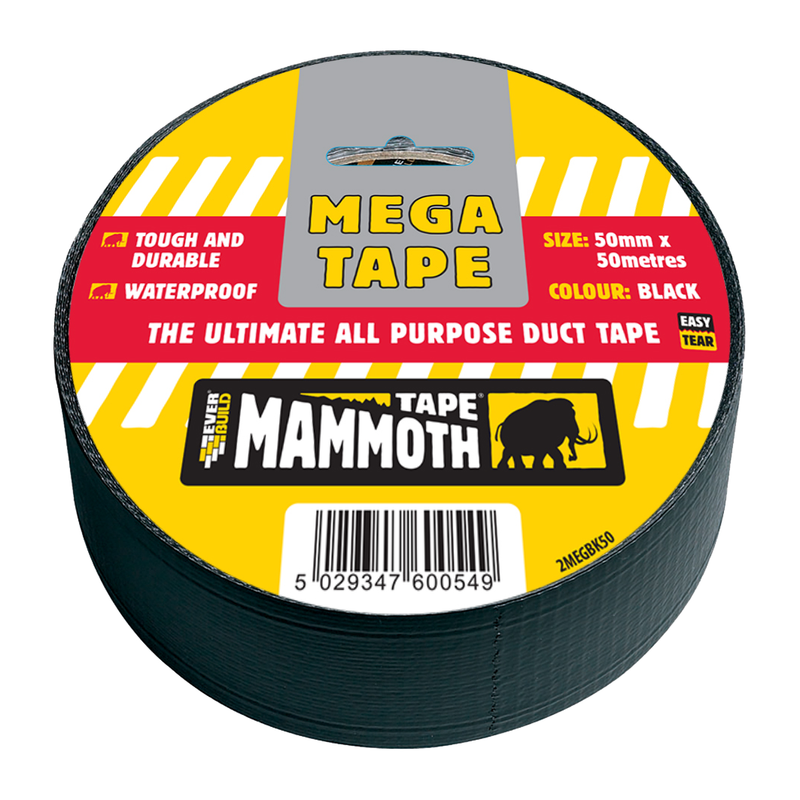 Duct Tape 50mm X 50M White Mega