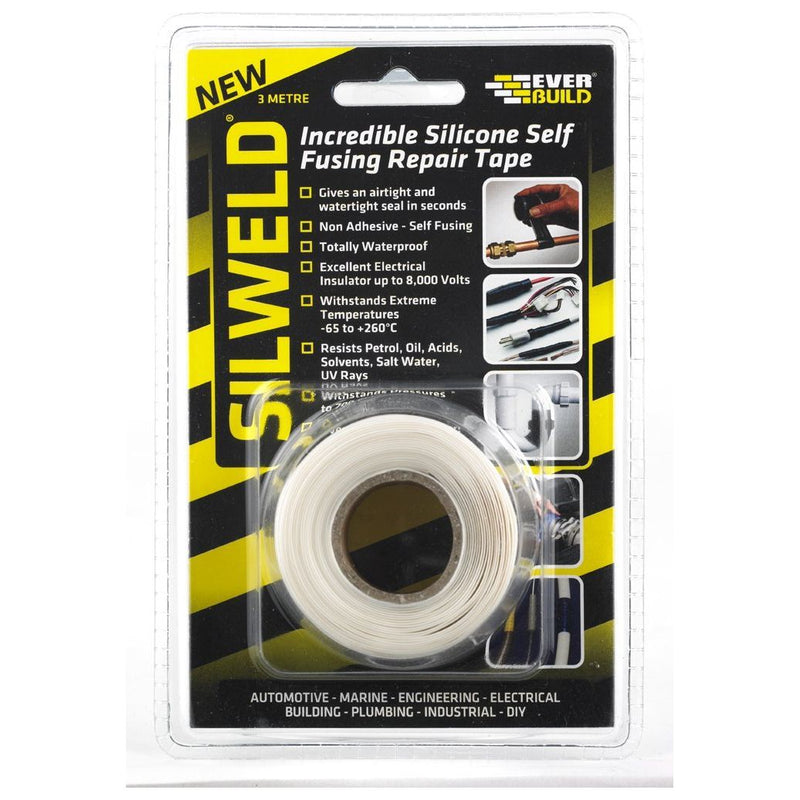 Everbuild NLA - Self Amalgamating Tape - White Silweld