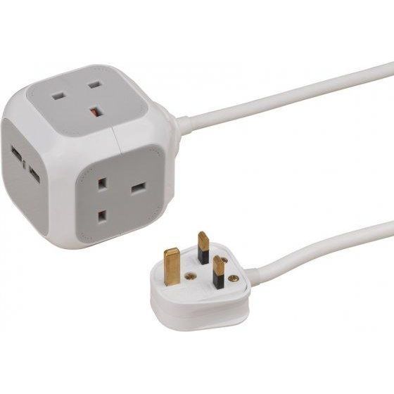 Brennenstuhl Alea Power Block 1.5 3M Usb Charger Socket