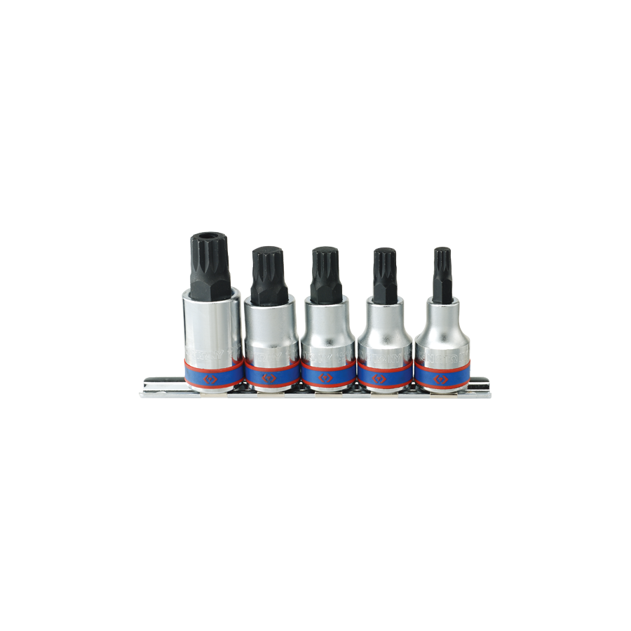 King Tony Spline Bit Socket Set 12D 5PC
