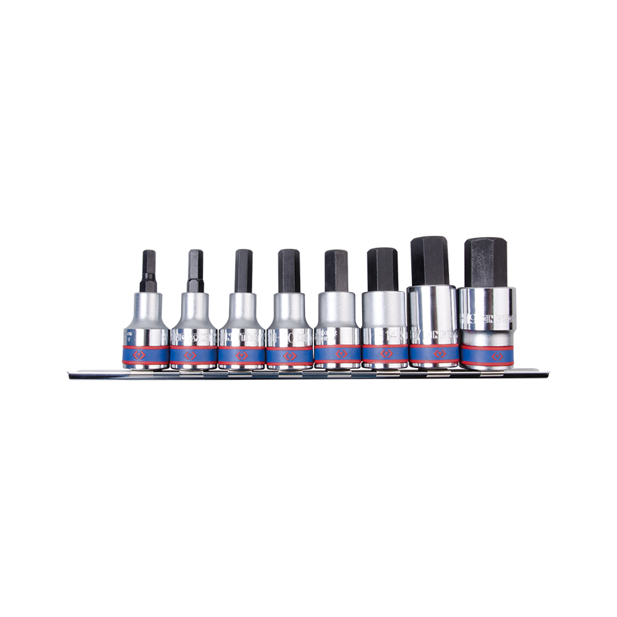 King Tony Hex Socket Set 6-19mm 8PC