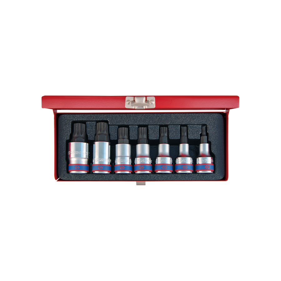 King Tony Bit Set-12D 7PC Spline