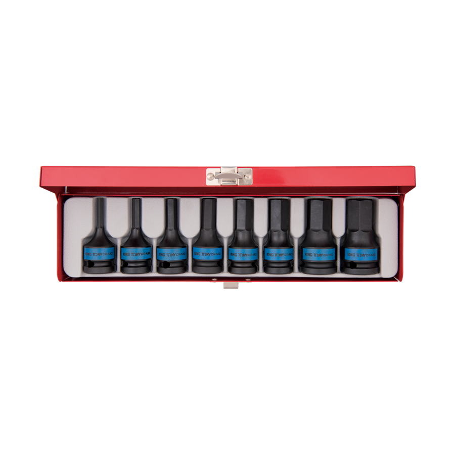 King Tony Hex Bit Set-12D 8PC