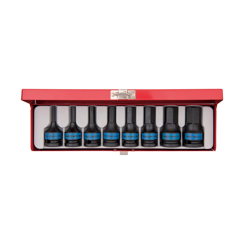 King Tony Hex Bit Set-12D 8PC