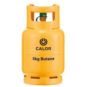 Calor Butane Gas Refill 5kg Yellow Cylinder