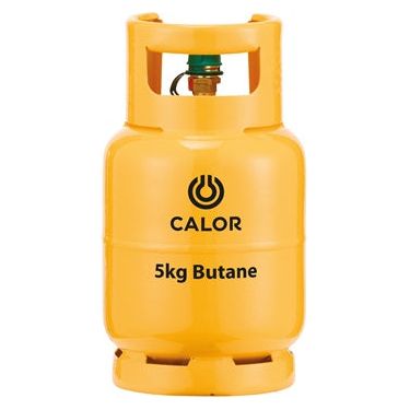 Calor Butane Gas Refill 5kg Yellow Cylinder
