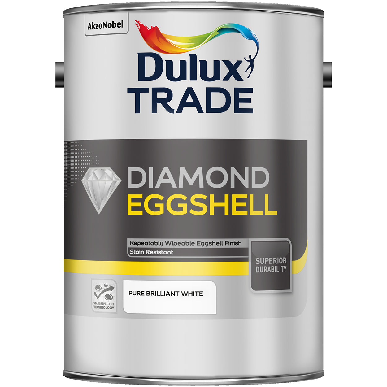 Dulux Diamond Eggshell Brilliant White 5L